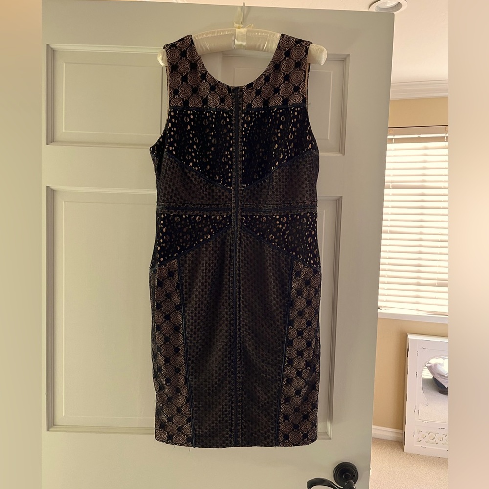 Anthropology dress with cover-up sweater
